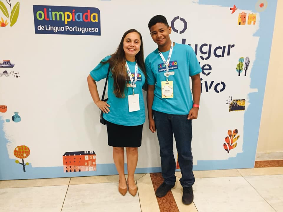 Alunos da Escola Estadual Monsenhor Rocha foram selecionados na categoria Crônica. Foto: Divulgação/SEE